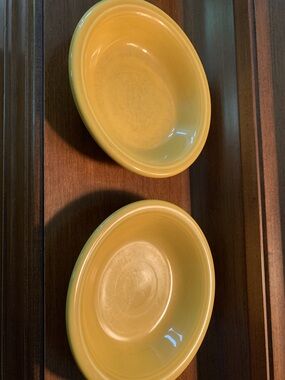 Two P86 Fiesta Marigold Sauce Bowls